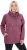 Ulla Popken Drawstring Collar Long Sleeve Sweatshirt Dark Rose - Bluzy & bluzy z kapturem - 