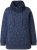 Ulla Popken Teddy Collar Printed Sweatshirt Navy - Bluzy & bluzy z kapturem - 