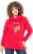 Ulla Popken Sparkling Candy Cane Graphic Sweatshirt Salsa - Bluzy & bluzy z kapturem - 