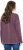 Ulla Popken Texas Contrast Stitching Sweatshirt Dark Ruby - Bluzy & bluzy z kapturem - 