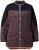 Ulla Popken Neon Tiger Stripe Jacket Black - Bluzy & bluzy z kapturem - 