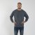 North Latitude O-Neck Sweatshirt Blue Melange TALL - TALL bluzy - 