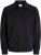 Jack & Jones Bradley Sweatshirt Polo Black - Bluzy & bluzy z kapturem - Bluzy & Bluzy z kapturem 2XL-12XL
