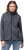 Ulla Popken Heather Knit Fleece Jacket Navy - Bluzy & bluzy z kapturem - 