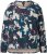 Ulla Popken Horse Print Long Sleeve Sweatshirt Navy - Bluzy & bluzy z kapturem - 