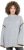 Ulla Popken Decorative Seam Sweater Light Grey Melange - Bluzy & bluzy z kapturem - 