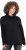 Ulla Popken Chain Fringe Smooth Fleece Sweatshirt Black - Bluzy & bluzy z kapturem - 