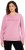 Ulla Popken Graphic BE UNIQUE Inverted Seam Sweatshirt Raspberry - Bluzy & bluzy z kapturem - 