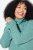 Ulla Popken Asymmetric Zipper Turtleneck Sweater Green - Bluzy & bluzy z kapturem - Przytulne bluzy, hoody i swetry