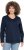 Ulla Popken Stripe Panel Long Sleeve V-Neck Sweatshirt Navy - Bluzy & bluzy z kapturem - 