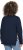 Ulla Popken Stripe Panel Long Sleeve V-Neck Sweatshirt Navy - Bluzy & bluzy z kapturem - 
