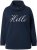 Ulla Popken HELLO Classic Fit Stand-Up Collar Sweatshirt Navy - Bluzy & bluzy z kapturem - 