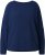 Ulla Popken Inverted Seam Long Sleeve Sweatshirt Navy - Bluzy & bluzy z kapturem - 