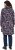 Ulla Popken Floral Stand-Up Collar Flounce Panel Sweatshirt Black - Bluzy & bluzy z kapturem - 