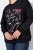 Ulla Popken Sparkling Sequin Bows Christmas Sweatshirt Black - Bluzy & bluzy z kapturem - Przytulne bluzy, hoody i swetry
