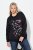 Ulla Popken Sparkling Sequin Bows Christmas Sweatshirt Black - Bluzy & bluzy z kapturem - Przytulne bluzy, hoody i swetry