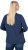 Ulla Popken Let It Snow Sequins Sweatshirt Ink Blue - Bluzy & bluzy z kapturem - 