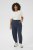 Kaffe Curve Merla Spodnie Północny granat - Jeansy & Spodnie w Dużych Rozmiarach – Plus Size - 