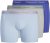 Jack & Jones Norrebro Solid Trunks 3-Pack Blue - Bokserki - Bokserki 2XL-12XL