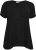 Kaffe Curve Ami Krótki rękaw Bluzka Głęboka czerń - T-shirty - 