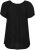 Kaffe Curve Ami Krótki rękaw Bluzka Głęboka czerń - T-shirty - 