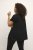 Kaffe Curve Ami Krótki rękaw Bluzka Głęboka czerń - T-shirty - 