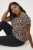 Kaffe Curve Sonna Stanley Top Lamparci print - T-shirty - 