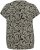Kaffe Curve Sonna Stanley Top Głęboka czerń/Antyczna biel print - T-shirty - 