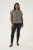 Kaffe Curve Sonna Stanley Top Głęboka czerń/Antyczna biel print - T-shirty - 