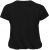 Kaffe Curve Jena V-Neck T-shirt Głęboka czerń - T-shirty - 