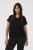 Kaffe Curve Jena V-Neck T-shirt Głęboka czerń - T-shirty - 