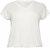 Kaffe Curve Jena V-Neck T-shirt Chalk - T-shirty - 