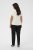 Kaffe Curve Jena V-Neck T-shirt Chalk - T-shirty - 