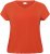Kaffe Curve Jena V-Neck T-Shirt Grenadine Red - T-shirty - 