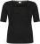 Kaffe Curve Britt T-shirt Głęboka czerń - T-shirty - 