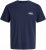 Jack & Jones Brandon T-Shirt Blue - Koszulki - T-shirty meskie Duże Rozmiary - 2XL-14XL