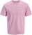 Jack & Jones Brandon T-Shirt Pink - Koszulki - T-shirty meskie Duże Rozmiary - 2XL-14XL
