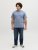 Jack & Jones Archive T-shirt Szary - Koszulki - T-shirty meskie Duże Rozmiary - 2XL-14XL