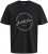 Jack & Jones Grayson T-shirt Czarny - Koszulki - T-shirty meskie Duże Rozmiary - 2XL-14XL