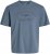 Jack & Jones Edenver T-Shirt Blue - Koszulki - T-shirty meskie Duże Rozmiary - 2XL-14XL