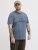 Jack & Jones Edenver T-Shirt Blue - Koszulki - T-shirty meskie Duże Rozmiary - 2XL-14XL