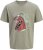 Jack & Jones King Crew Neck T-Shirt Grey - Koszulki z nadrukiem - Koszulki z nadrukiem - 2XL-8XL