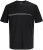 Jack & Jones Cofusion T-Shirt Black - Koszulki - T-shirty meskie Duże Rozmiary - 2XL-14XL