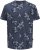 Jack & Jones Montauk T-Shirt Blue - Koszulki - T-shirty meskie Duże Rozmiary - 2XL-14XL