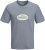 Jack & Jones Catskills Worldwide T-shirt Niebieski - Koszulki - T-shirty meskie Duże Rozmiary - 2XL-14XL