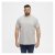 North Latitude T-Shirt O-Neck Grey Melange - Koszulki - T-shirty meskie Duże Rozmiary - 2XL-14XL