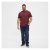 North Latitude T-Shirt O-Neck Bordeaux - Koszulki - T-shirty meskie Duże Rozmiary - 2XL-14XL