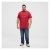 North Latitude Logo T-Shirt Red - Koszulki - T-shirty meskie Duże Rozmiary - 2XL-14XL