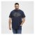 North Latitude Logo T-Shirt Navy - Koszulki - T-shirty meskie Duże Rozmiary - 2XL-14XL