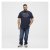 North Latitude Logo T-Shirt Navy - Koszulki - T-shirty meskie Duże Rozmiary - 2XL-14XL